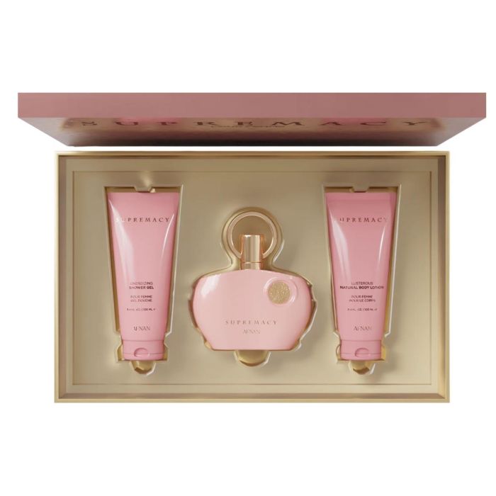 Afnan Supremacy eau de parfum pour femme 100 ml + gel de baño 100 ml + locion corporal perfumada 100 ml Afnan Supremacy eau de parfum pour femme 100 ml + gel de baño 100 ml + locion corporal perfumada 100 ml