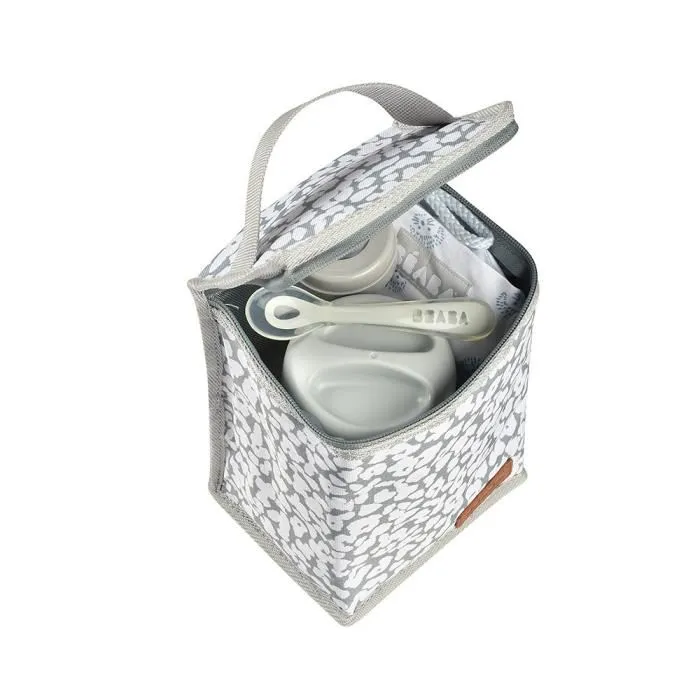 Beaba, bolsa de comida isotérmica flor de cerezo, BEA3384349402853 1