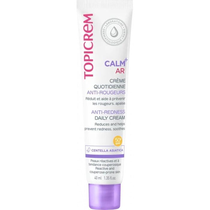 Topicrem CALM+ Crema Facial Diaria Anti-Rojeces SPF50+ Muy Alta Protección Piel Reactiva/Cuperosis Hidratante 24H 40ml Topicrem CALM+ Crema Facial Diaria Anti-Rojeces SPF50+ Muy Alta Protección Piel Reactiva/Cuperosis Hidratante 24H 40ml