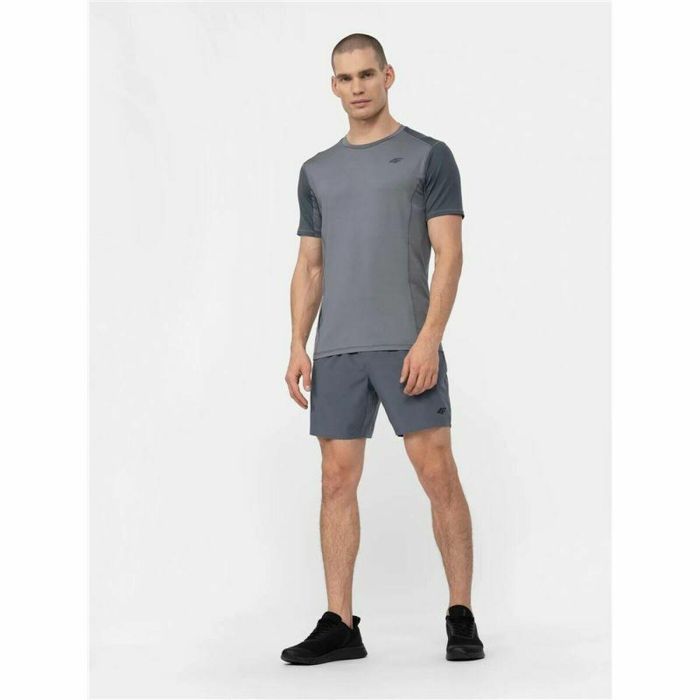 Pantalones Cortos Deportivos para Hombre 4F Gris oscuro 2