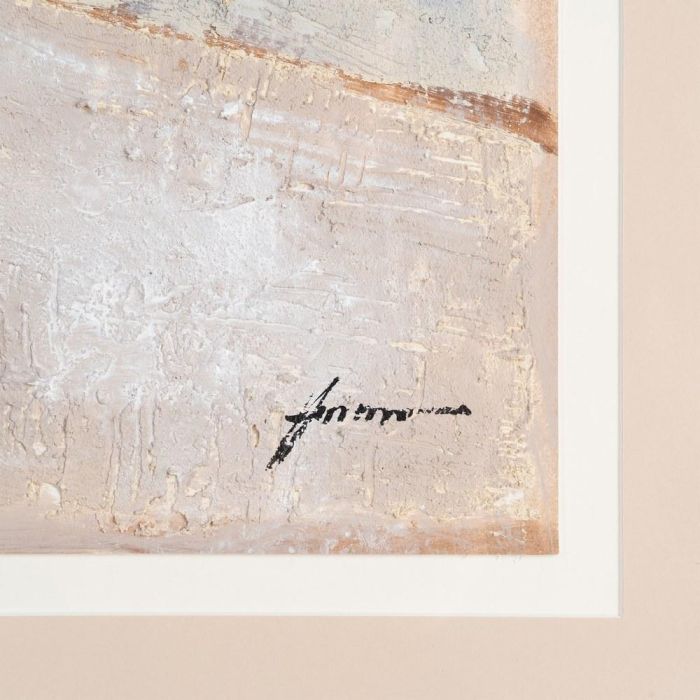 Cuadro Pintura Abstracto Madera-Cristal 80 X 80 cm