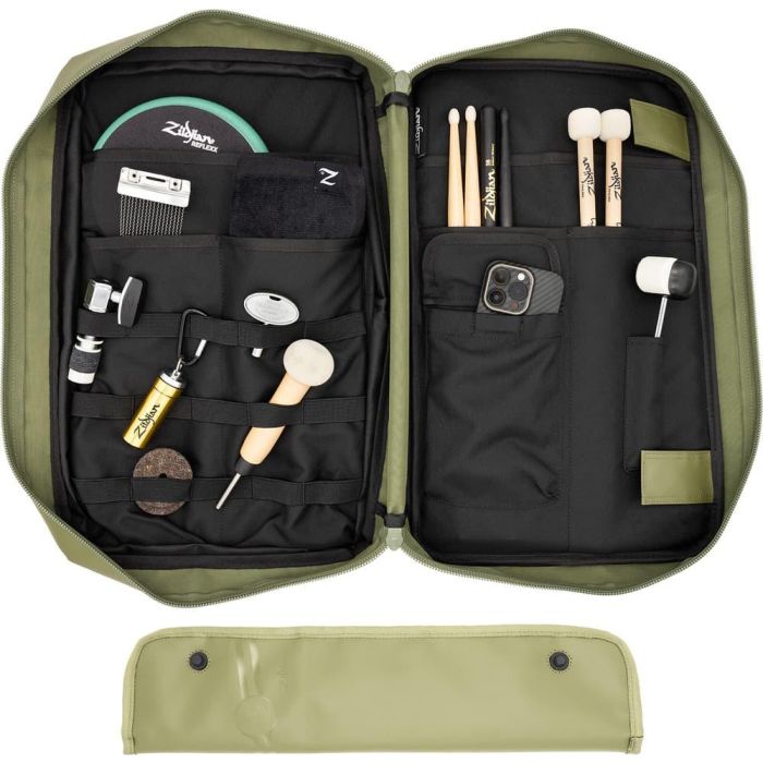 Mochila Baquetas Zildjian Touring Collection - Verde 3 Mochila Baquetas Zildjian Touring Collection - Verde 3