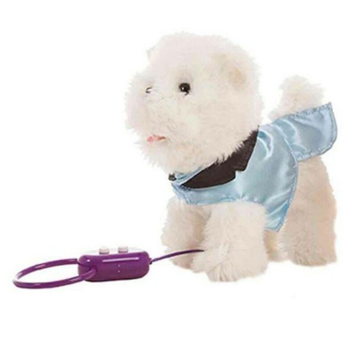 Perro anda y ladra dirigido cable con pilas 22 cm Perro anda y ladra dirigido cable con pilas 22 cm