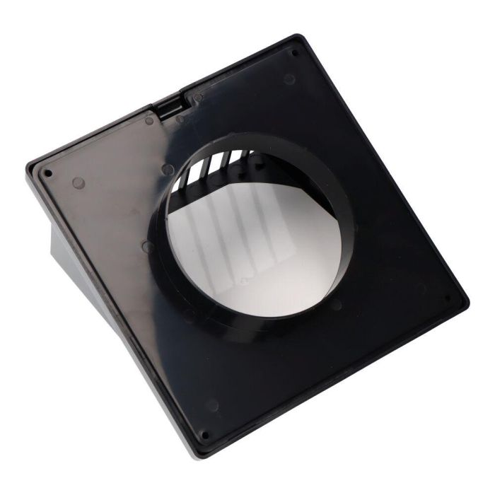 Edm Rejilla ventilación con campana ABS Ø 100mm Gris antracita 170x170mm 1