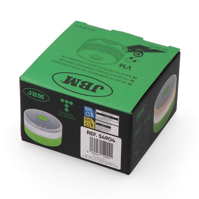 JBM Baliza V16 de Emergencia Homologada Conectada Geolocalizable con DGT 3.0 2