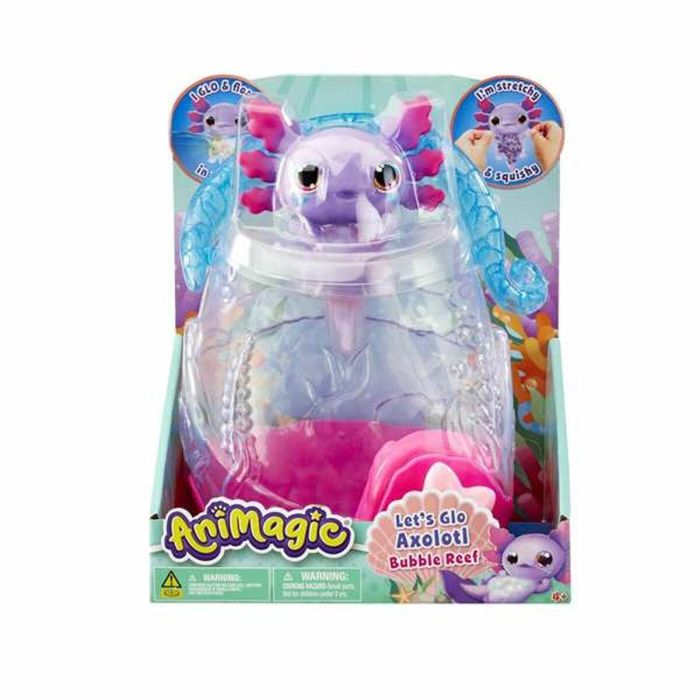 Peluche interactivo - GOLIATH - Animagic Axolotl Aquarium