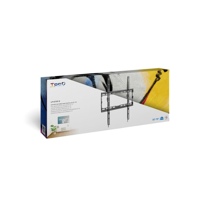 Soporte de Pared Fijo TooQ LP1070F-B para TV de 32-70"/ hasta 45kg 5 Soporte de Pared Fijo TooQ LP1070F-B para TV de 32-70"/ hasta 45kg 5