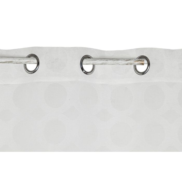 Cortina Urban DKD Home Decor Blanco 260 x 140 cm (2 Unidades) 1