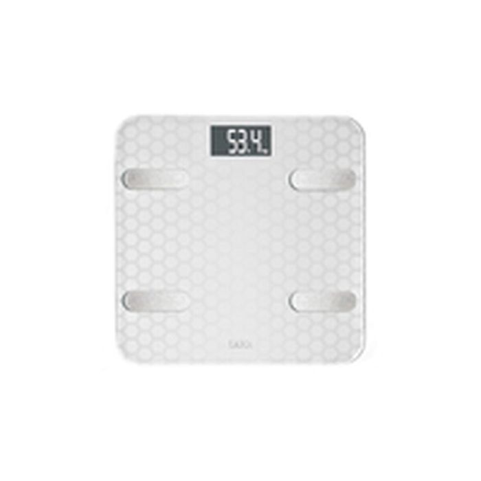 Báscula Digital de Baño LAICA Blanco Plateado 5 Báscula Digital de Baño LAICA Blanco Plateado 5