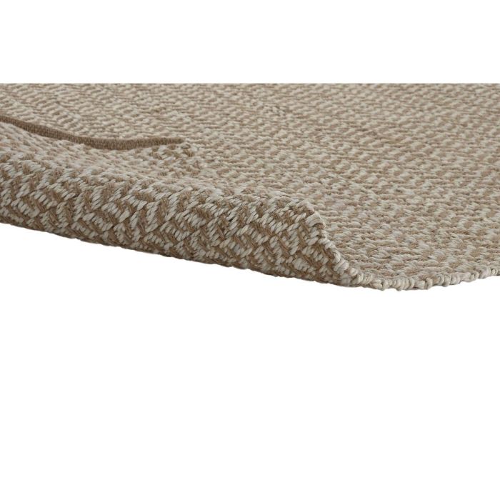 Alfombra Home ESPRIT Blanco Natural 120 x 1 x 180 cm 1