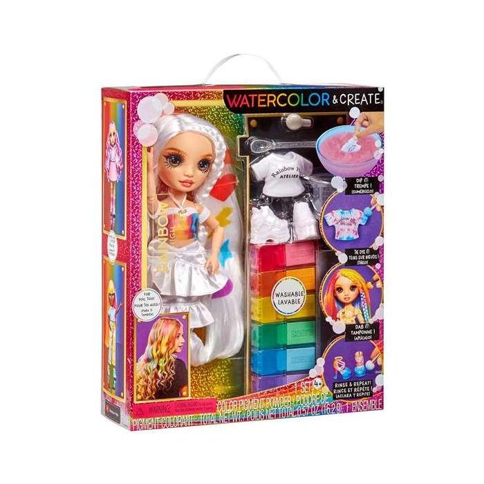 Muñeca rainbow high watercolor & create ojos marrones 22 cm. crea tu propia muñeca con el pincel o sumerge su ropa en agua con polvos de color 1 Muñeca rainbow high watercolor & create ojos marrones 22 cm. crea tu propia muñeca con el pincel o sumerge su ropa en agua con polvos de color 1