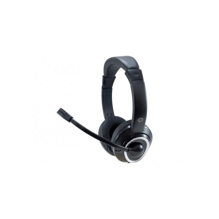 Conceptronic Auriculares Jack 3.5 mm Microfono Flexible Control Volumen Incluye Adaptador 1 A 2 Jacks 3.5 mm Negro Conceptronic Auriculares Jack 3.5 mm Microfono Flexible Control Volumen Incluye Adaptador 1 A 2 Jacks 3.5 mm Negro