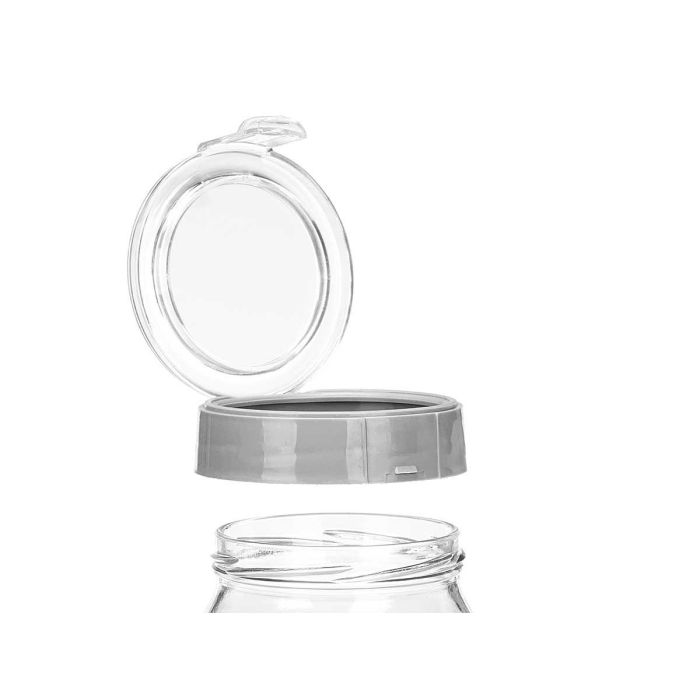 Set 3 Botes Vivalto Gris 425, 660, 1000 ml - Cristal y PS, 18.5x26x9.6 cm (6 Unidades) 3 Set 3 Botes Vivalto Gris 425, 660, 1000 ml - Cristal y PS, 18.5x26x9.6 cm (6 Unidades) 3