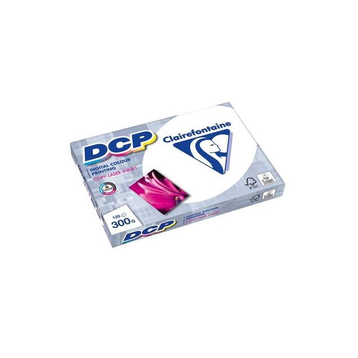 Clairefontaine Papel fotocopiadora Din A4 300 gramos 125 hojas | DCP | Certificado Ecolabel y FSC