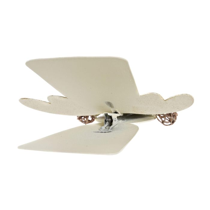 DKD Home Decor Decoración Navidad Moderna de Metal Dorado, Surtido Ángel, Corazón, Clip, Set de 12 Unidades, 3x12.5x10 cm 2