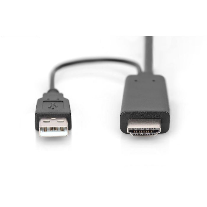 DIGITUS 4K HDMI Adapterkabel - HDMI auf DisplayPort 2m 2