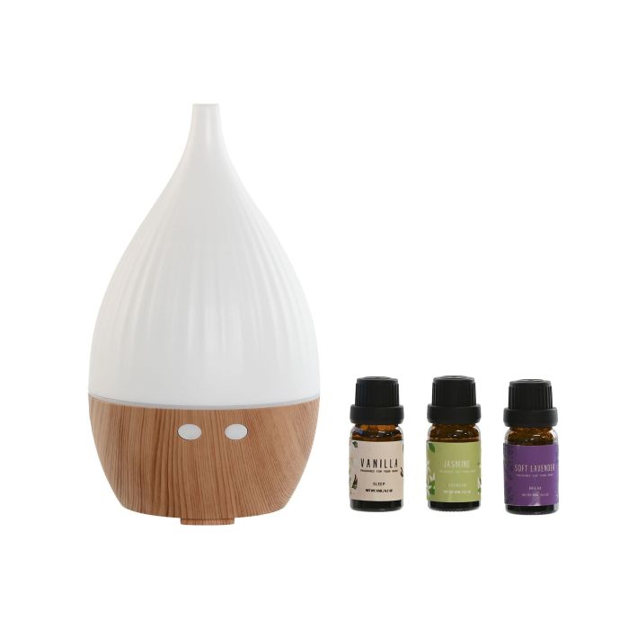 Difusor Aroma Scandi DKD Home Decor Blanco Natural 11 x 19 x 11 cm Set de 4 Difusor Aroma Scandi DKD Home Decor Blanco Natural 11 x 19 x 11 cm Set de 4