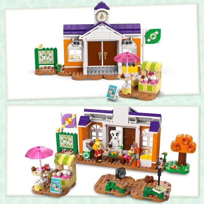 LEGO 77052 Animal Crossing Concierto de Kéké en la plaza - Juguete para construir con cafetería 2
