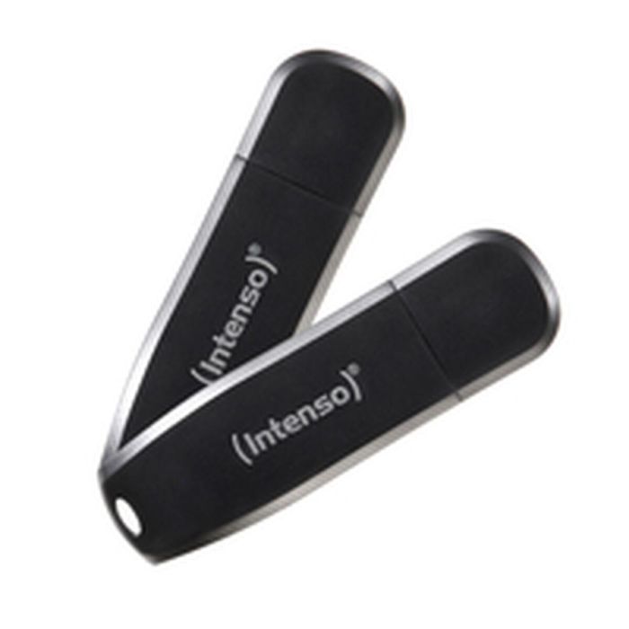 Memoria USB INTENSO 3533494 Negro 64 GB (2 Unidades) 1 Memoria USB INTENSO 3533494 Negro 64 GB (2 Unidades) 1