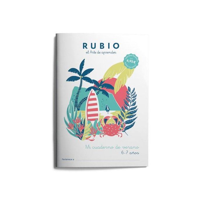 Cuaderno Rubio A4 Mi Cuaderno De Verano 6-7 5 unidades