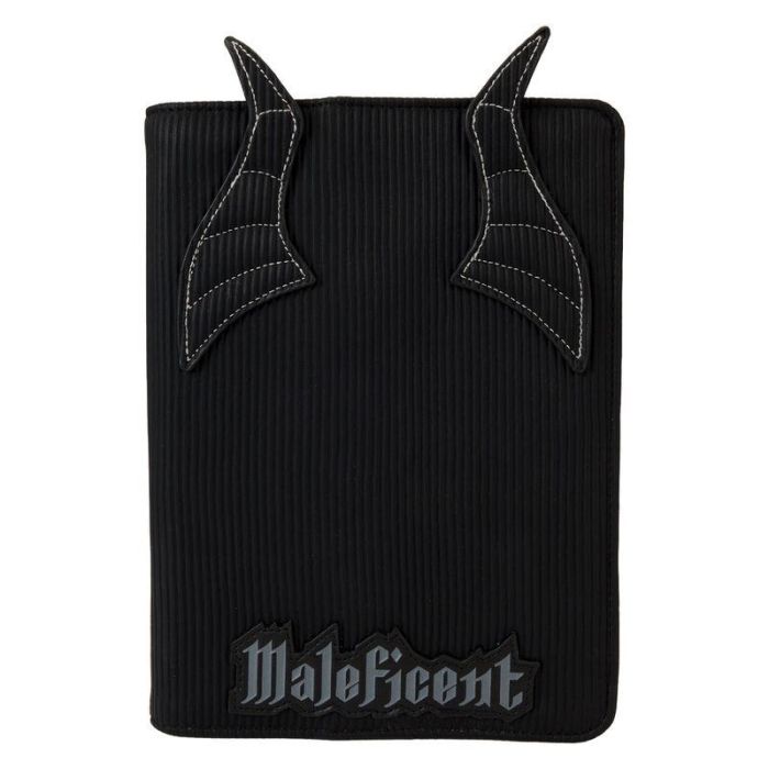 Loungefly Cuaderno Maléfica Villanas Disney Piel Vegana 16,5x22,2cm con Cremallera y 150 Hojas Rayadas