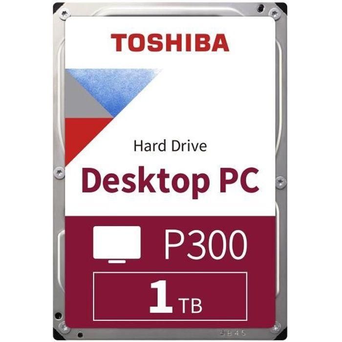 TOSHIBA - Unidad de disco duro interno - P300 - 1TB - 7,200 RPM - 3.5 (HDWD110EZSTA)