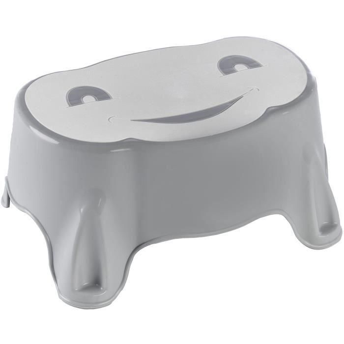 Thermobaby BABYSTEP Escalón Infantil Antideslizante con Almohadillas y Superficie, Gris Charme Thermobaby BABYSTEP Escalón Infantil Antideslizante con Almohadillas y Superficie, Gris Charme