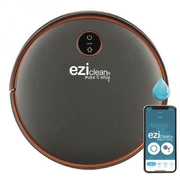 Robot aspirador conectado EZICLEAN Aqua iMap A50 - 90 min - 1Kpa - 80m² - 0,43L Robot aspirador conectado EZICLEAN Aqua iMap A50 - 90 min - 1Kpa - 80m² - 0,43L