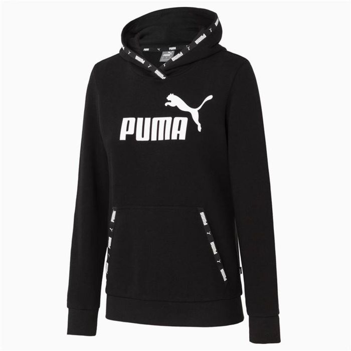 Sudadera con Capucha Mujer Puma Power Negro 0 Sudadera con Capucha Mujer Puma Power Negro 0