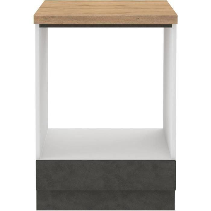 Mueble para horno Gris 60 x 51,6 x 85 cm 1 Mueble para horno Gris 60 x 51,6 x 85 cm 1