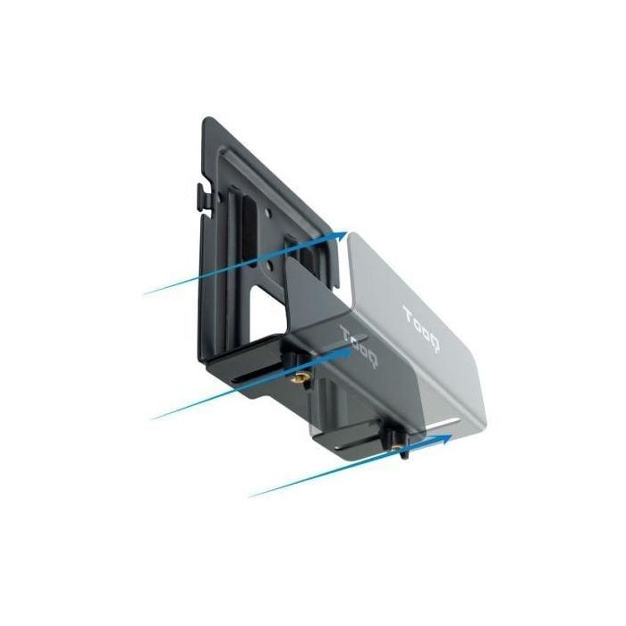 TOOQ SOPORTE UNIVERSAL DE PARED PARA REPRODCUTOR MULTIMEDIA, ROUTER, MINI PC, NEGRO 2 TOOQ SOPORTE UNIVERSAL DE PARED PARA REPRODCUTOR MULTIMEDIA, ROUTER, MINI PC, NEGRO 2