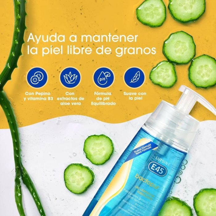 Gel Limpiador Facial Lutsine BACTOPUR 200 ml 2 Gel Limpiador Facial Lutsine BACTOPUR 200 ml 2