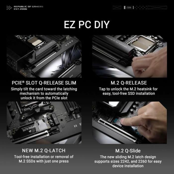 Asus AAAMA48075 Placa base CROSSHAIR X870E HERO 1 Asus AAAMA48075 Placa base CROSSHAIR X870E HERO 1