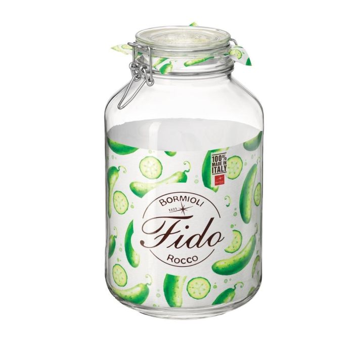 Bormioli Rocco Tarro Conserva Fido de Vidrio 4 Ll, Cierre Hermético, Juego de 6 Unidades, Apto Lavavajillas y Frigorífico, Fabricado en Italia 2 Bormioli Rocco Tarro Conserva Fido de Vidrio 4 Ll, Cierre Hermético, Juego de 6 Unidades, Apto Lavavajillas y Frigorífico, Fabricado en Italia 2