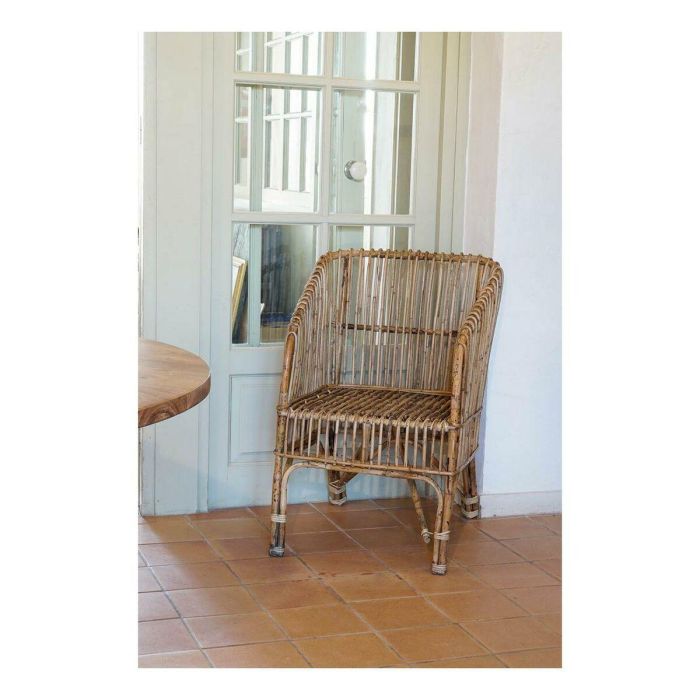 DKD Home Decor Sillón Balinés de Ratán Natural, Largo 52 cm, Alto 82 cm, Ancho 56 cm, Altura Asiento 42 cm 6 DKD Home Decor Sillón Balinés de Ratán Natural, Largo 52 cm, Alto 82 cm, Ancho 56 cm, Altura Asiento 42 cm 6