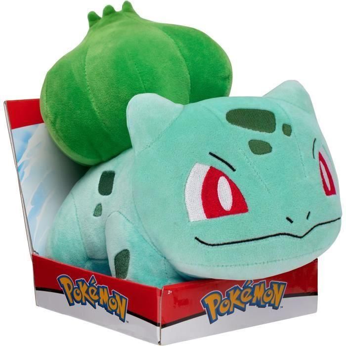 Peluche - BANDAI - Pokémon Bulbasaur - 30 cm, pura suavidad y ternura 3 Peluche - BANDAI - Pokémon Bulbasaur - 30 cm, pura suavidad y ternura 3