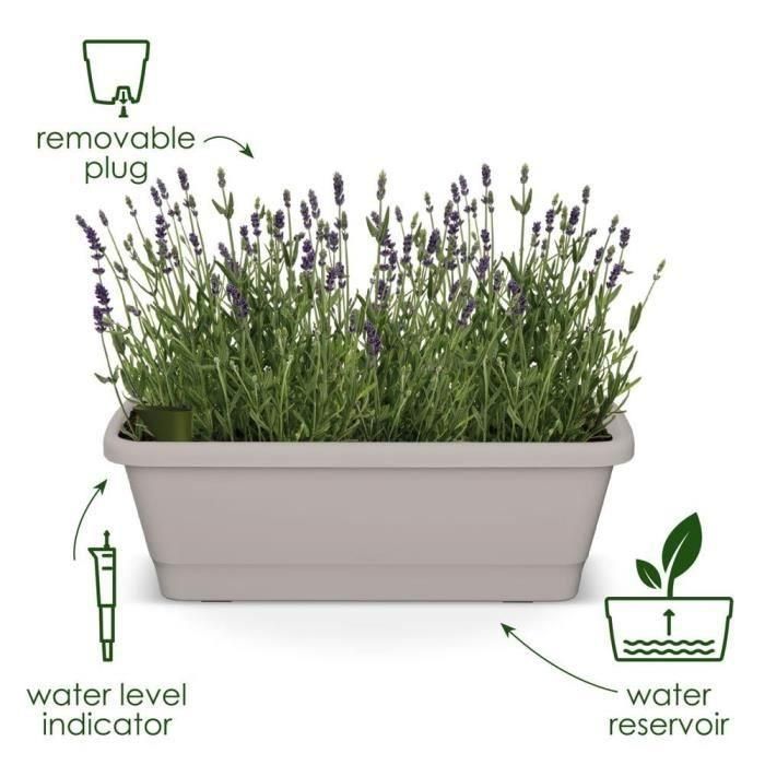 Elho ELH8711904518882 Noa Balconiere XL, Jardinera Balcón Exterior, Negra, L 78 x B 20 x H 18 cm, 100% Reciclada 1 Elho ELH8711904518882 Noa Balconiere XL, Jardinera Balcón Exterior, Negra, L 78 x B 20 x H 18 cm, 100% Reciclada 1