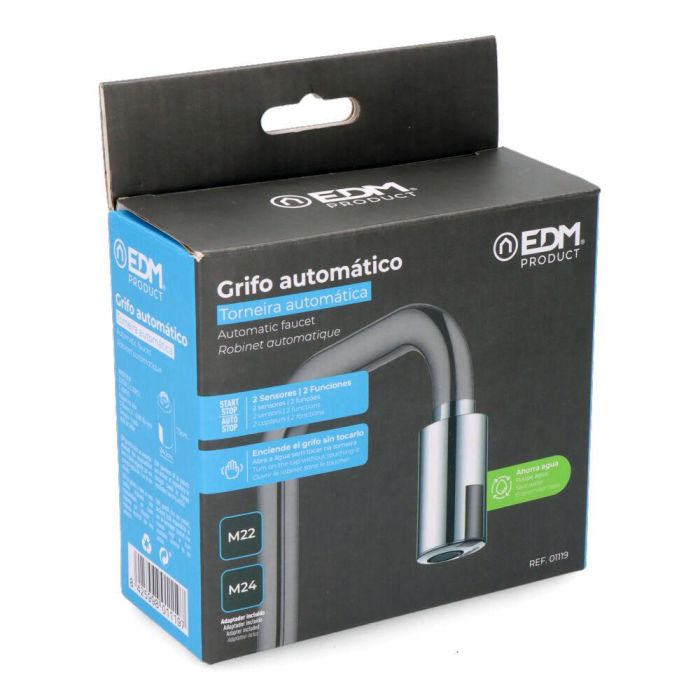 Grifo EDM 01119 Automático Batería 2 Grifo EDM 01119 Automático Batería 2