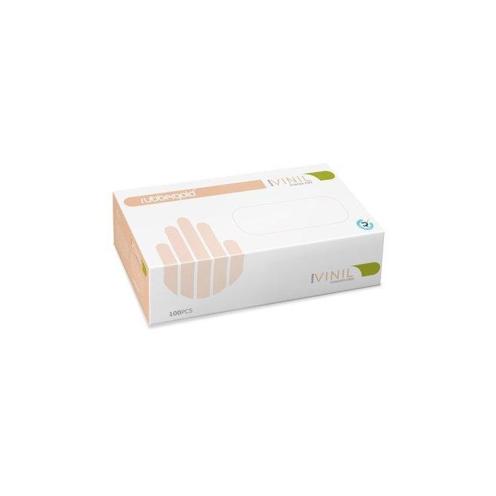 Guantes Rubbegold Vinilo Talla L Caja De 100