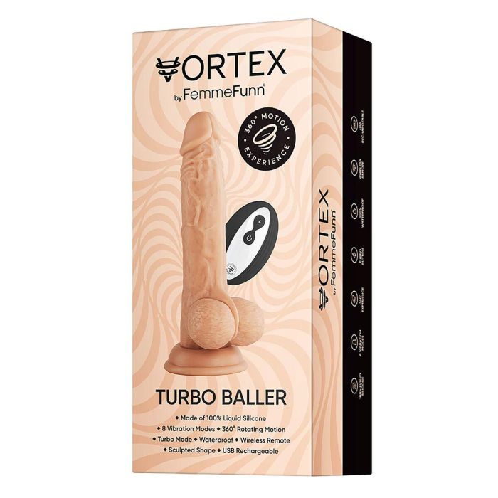 Consolador Realista FemmeFunn Vortex Silicona ABS Ø 3,8 cm 1 Consolador Realista FemmeFunn Vortex Silicona ABS Ø 3,8 cm 1