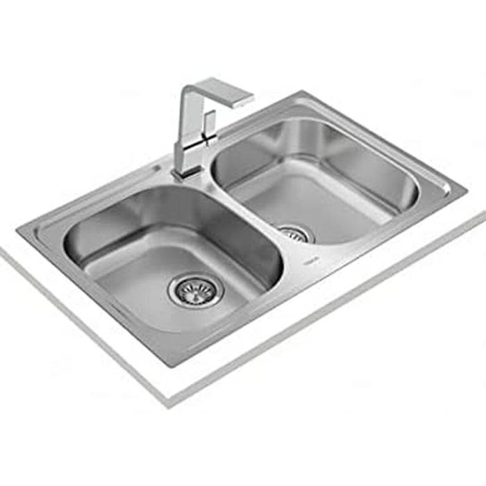 Fregadero de Dos Senos Teka 115040008 Fregadero de Dos Senos Teka 115040008