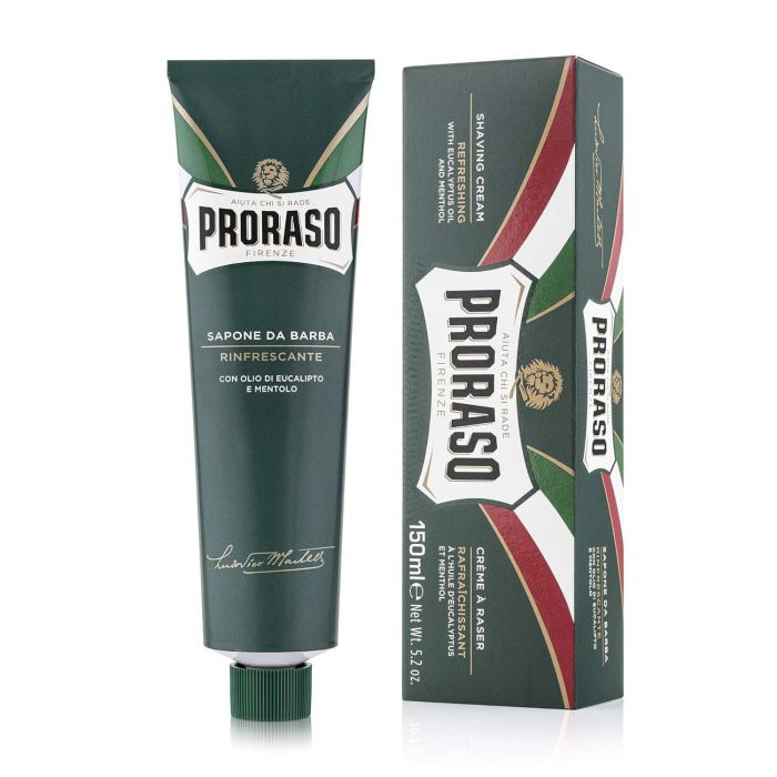 PRORASO Crema de Afeitar Refrescante Eucalipto y Mentol para Hombre 150 ml