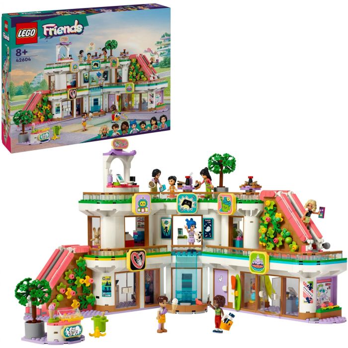 LEGO 42604 Friends Heartlake City Mall, Muñeca de Juguete para Niñas y Niños, Kit de Personajes 10