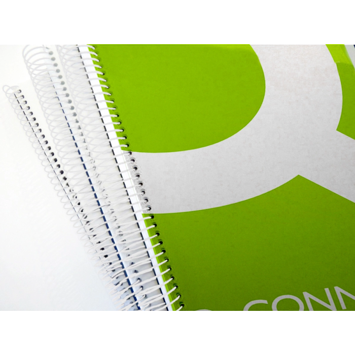 Q-connect Espiral Metálico Blanco 64 5:1 18mm 1,2mm Caja de 100 Unidades 1