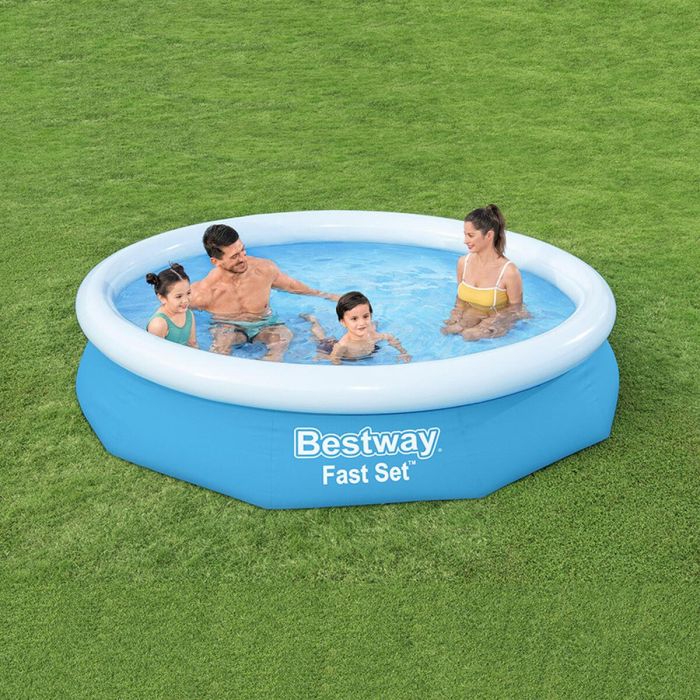 Bestway Piscina Hinchable Adulto Aro con Depurador 305x66 cm Jardin 57458 10