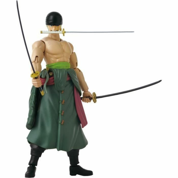 Bandai Figura Anime Heroes One Piece Zoro Style 3 espadas 17 cm 16 puntos de articulación 3