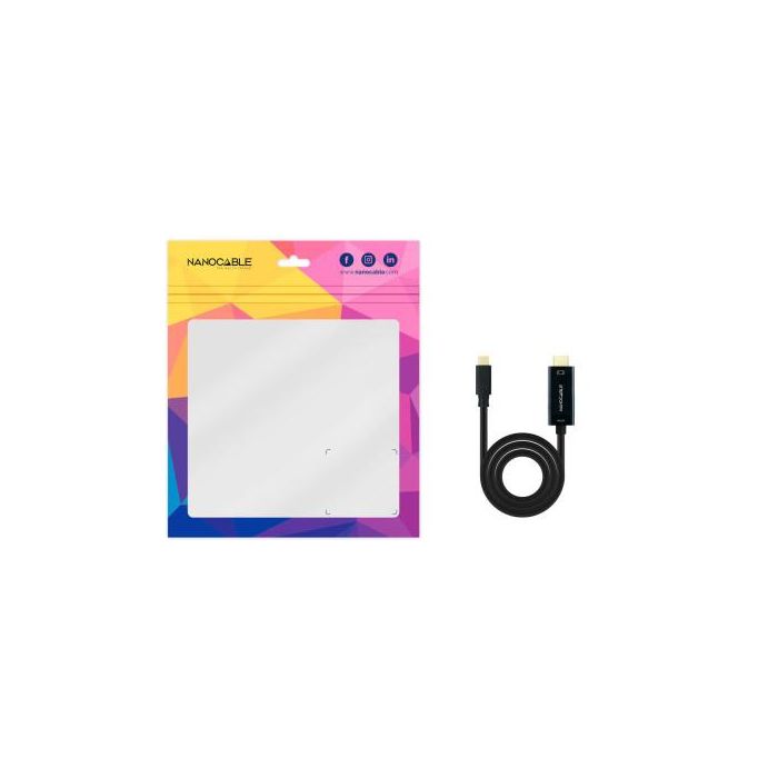 Nanocable Cable Conversor USB-C a HDMI 1.4 4K@30Hz 1.8 m Negro 10.15.5132