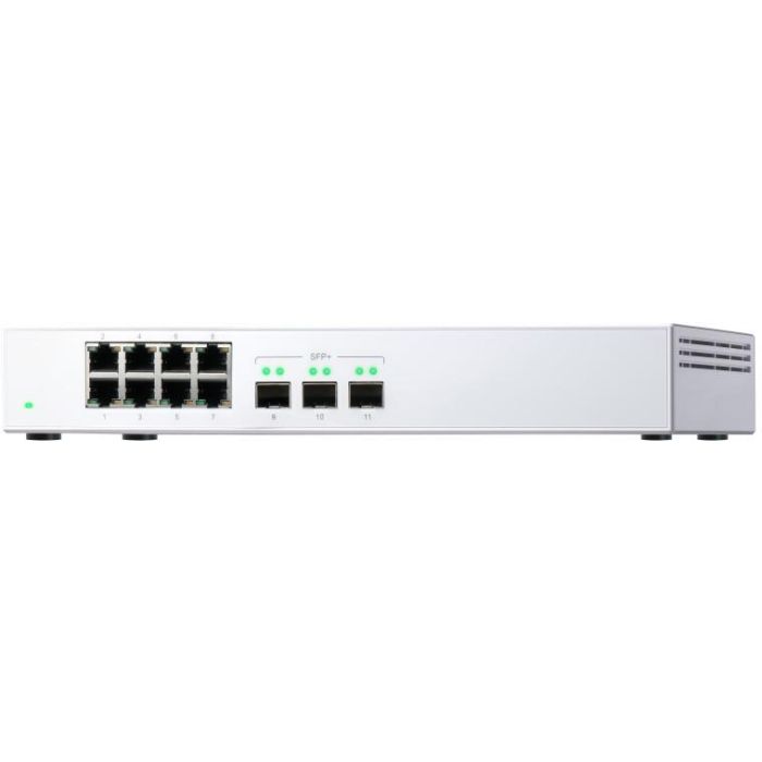 QNAP QSW-308S Switch No Administrado 8 Puertos Gigabit Ethernet + 3 Ranuras SFP+ 10G 6 QNAP QSW-308S Switch No Administrado 8 Puertos Gigabit Ethernet + 3 Ranuras SFP+ 10G 6