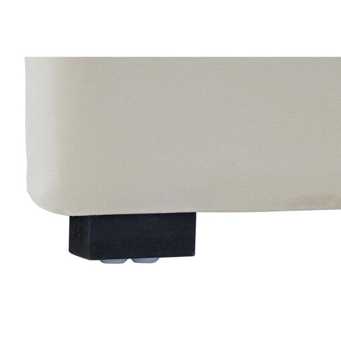 DKD Home Decor Cabecero de Cama Glam de Poliéster y MDF Crema 159x119x8 cm 1 DKD Home Decor Cabecero de Cama Glam de Poliéster y MDF Crema 159x119x8 cm 1