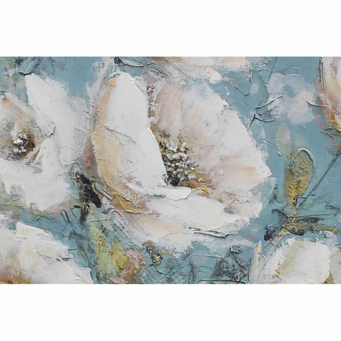 Cuadro DKD Home Decor 100 x 2,8 x 100 cm Jarrón Shabby Chic (2 Unidades) 1